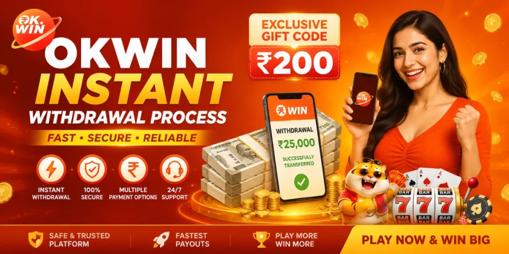 Okwin Instant Withdrawal Process